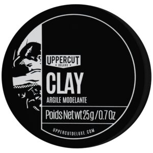 Uppercut Deluxe Clay - mocno utrwalająca pomada do stylizacji włosów, 25g