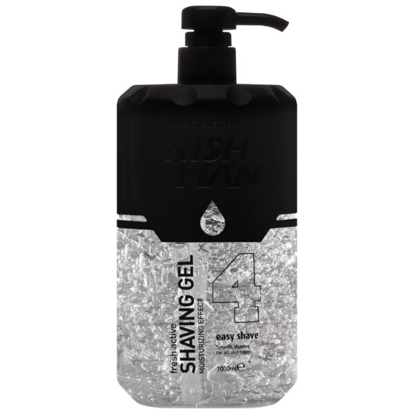 Nishman Shaving Gel 4 Fresh Active Easy Shave - żel do golenia, 1000ml
