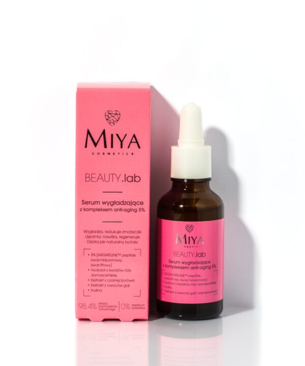 Serum wygładzające - kompleks anti-aging 5% | Miya Cosmetics