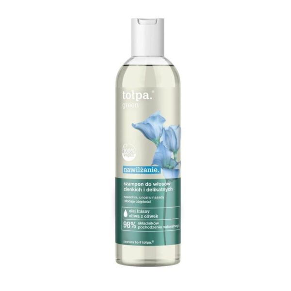 tołpa. nawilżanie. szampon do włosów cienkich i delikatnych, 300 ml