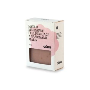 Mydło malinowe z pestkami malin 100 g delikatny peeling