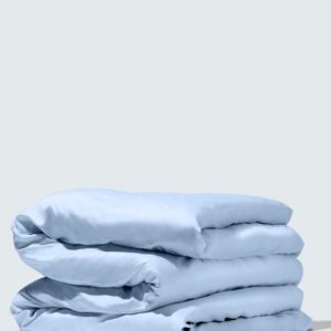 Silky Bamboo Duvet Cover, Sky Blue