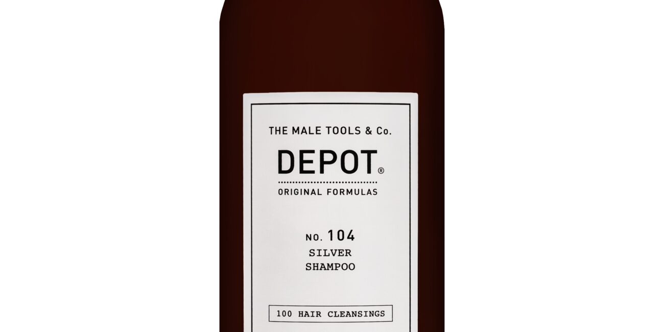 Depot NO. 104 Silver - szampon do włosów siwych i rozjaśnianych dla mężczyzn, 1000ml