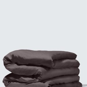 Silky Bamboo Duvet Cover, Slate Gray