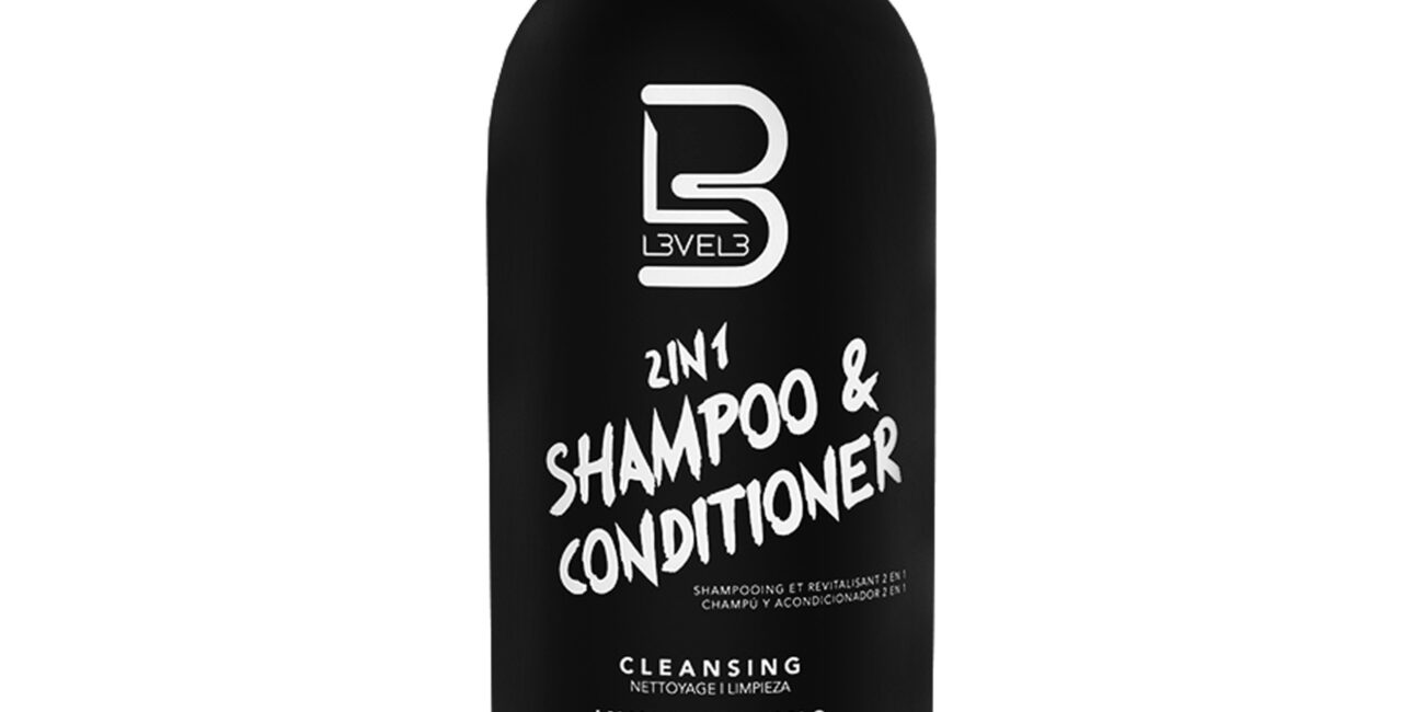 L3VEL3 2-in-1 Shampoo&Conditioner - regenerujący szampon z odżywką dla mężczyzn, 1000ml