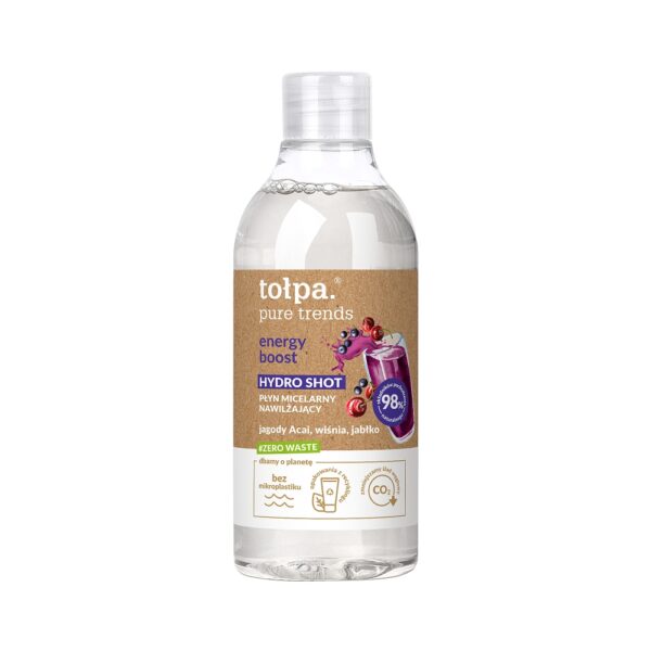 tołpa. energy boost płyn micelarny nawilżający, 400 ml