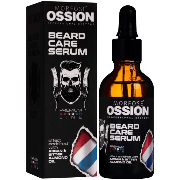 Morfose Ossion PB Beard Care Serum - Serum do brody z olejem arganowym i migdałowym, 50ml