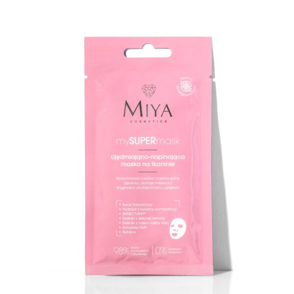 Ujędrniająco-napinająca maska na tkaninie | Miya Cosmetics