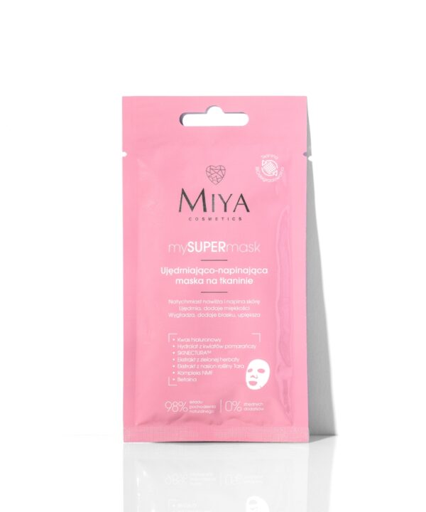 Ujędrniająco-napinająca maska na tkaninie | Miya Cosmetics