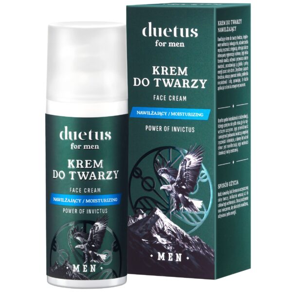 Duetus for Men Face Cream - nawilżający krem do twarzy dla mężczyzn, 50ml