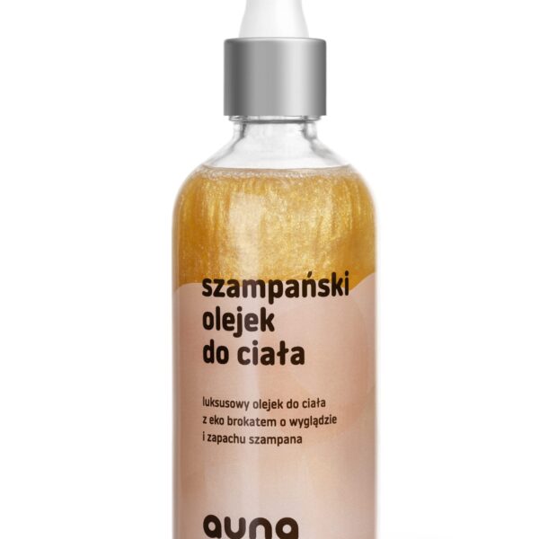 Olejek szampański do ciała z drobinkami 100 ml z ekobrokatem o zapachu szampana