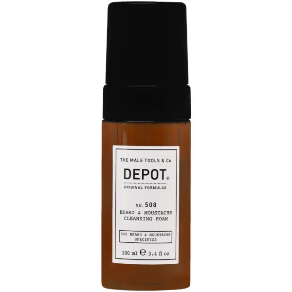 Depot NO. 508 Beard&Moust Cleansing Foam - delikatna pianka do mycia brody i wąsów, 100ml
