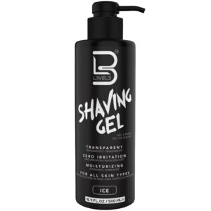 L3VEL3 Shaving Gel Ice - przezroczysty żel do golenia o świeżym zapachu, 500ml