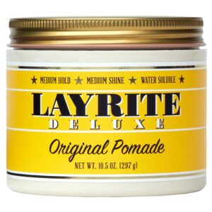 Layrite Original Pomade, wodna pomada do włosów, średnie utrwalenie 297g
