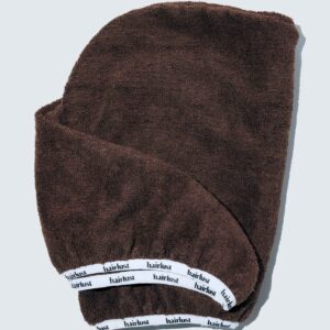 Bamboo Hair Towel Wrap, Mocha