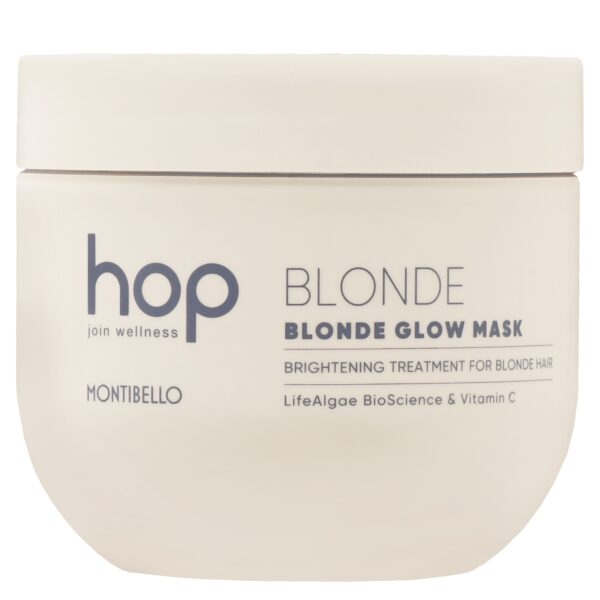 Montibello HOP Blonde Glow Mask - rozświetlająca maska do blond włosów, 500ml