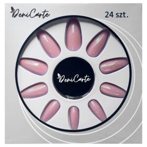 Deni Carte Tipsy Żelowe - sztuczne paznokcie, różne kolory Beige Nude | Cielisty Beżowy