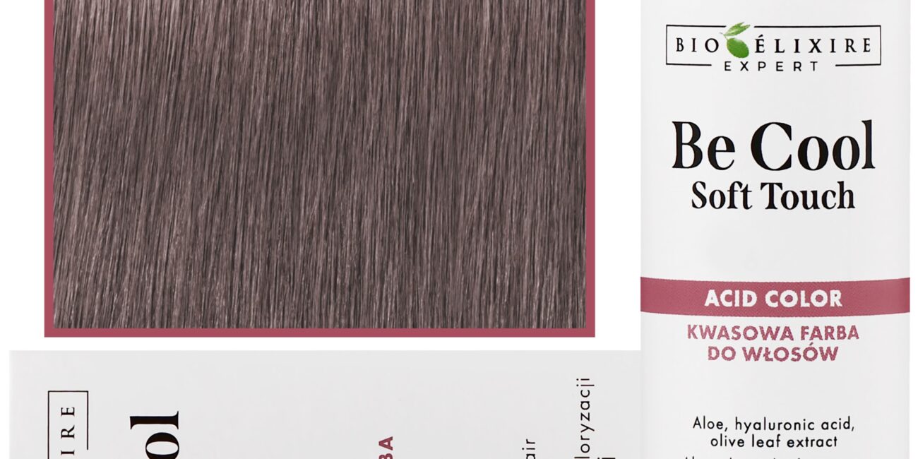 Bioelixire Be Cool Soft Touch - wegańska farba do włosów o kwasowej formule, 60ml 10.35 | Platynowy Mahoniowy Złoty Blond