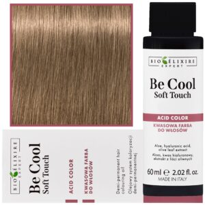Bioelixire Be Cool Soft Touch - wegańska farba do włosów o kwasowej formule, 60ml 9.03 | Bardzo Jasny Złoty Naturalny Blond
