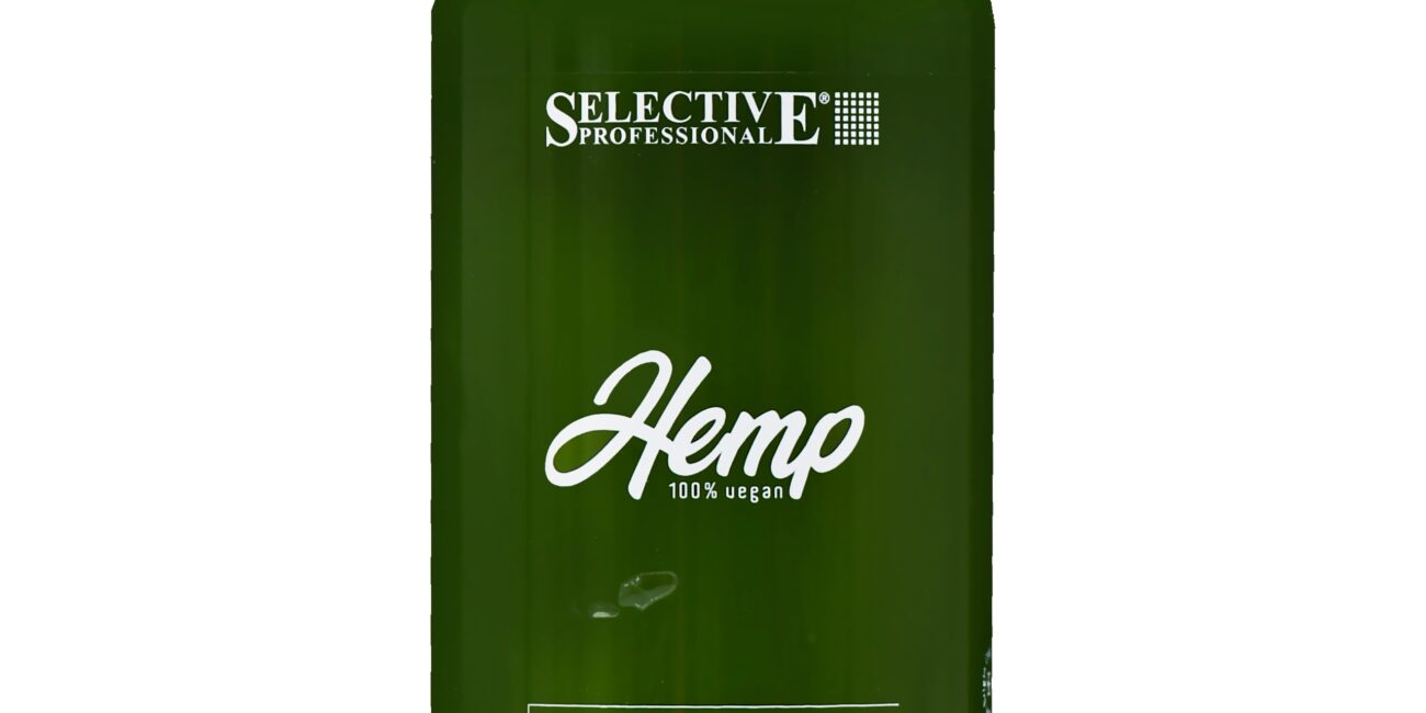 Selective Hemp Vegan Hydrating - wegański nawilżający szampon do włosów suchych i łamliwych, 1000ml