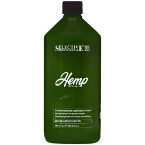Selective Hemp Vegan Hydrating - wegański nawilżający szampon do włosów suchych i łamliwych, 1000ml