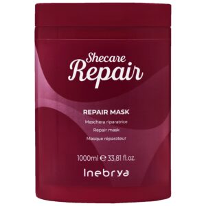 Inebrya Shecare Repair Mask - regenerująca maska do włosów zniszczonych, 1000ml
