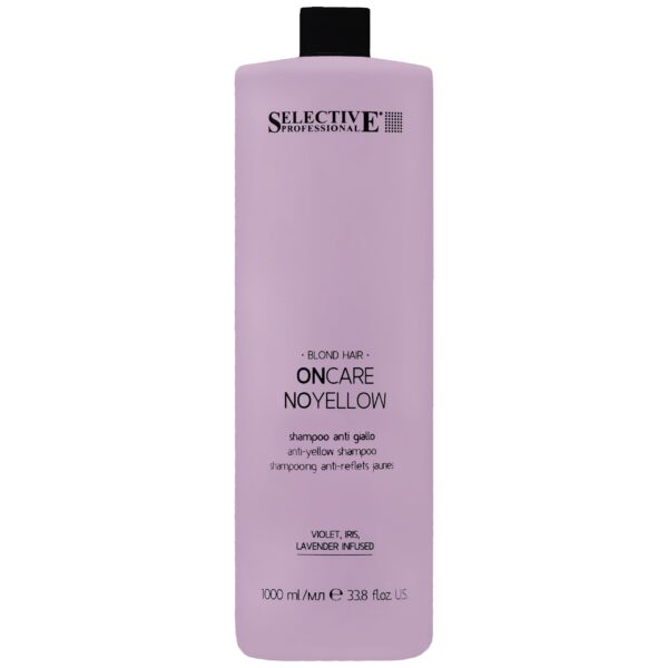 Selective OnCare No Yellow Shampoo - szampon fioletowy do włosów blond, 1000ml