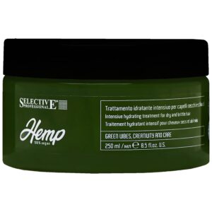 Selective Hemp Vegan Hydrating Mask - wegańska, głęboko odżywcza maska do włosów suchych, 250ml