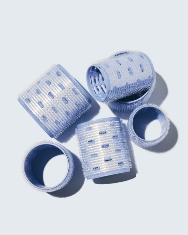 Ceramic Thermal Hair Rollers, 6-Pack, Large, Blurple