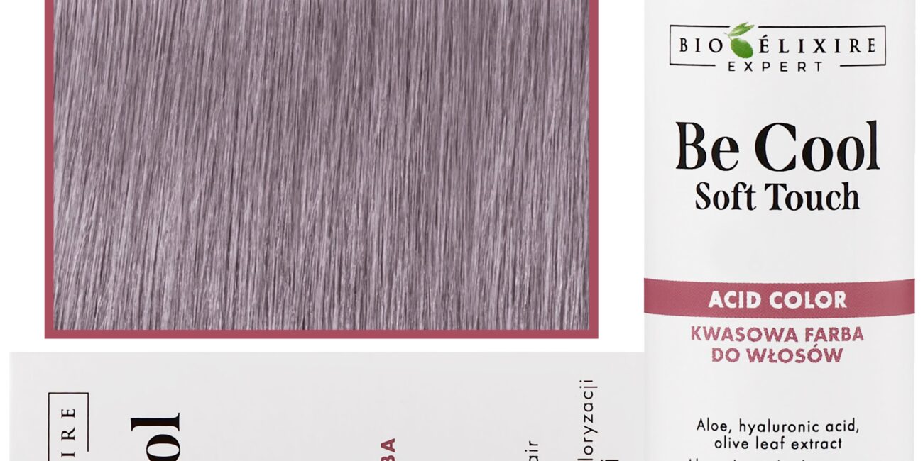 Bioelixire Be Cool Soft Touch - wegańska farba do włosów o kwasowej formule, 60ml 10.2 | Platynowy Irysowy Blond