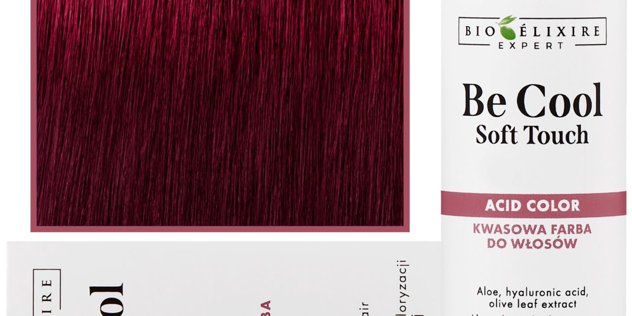 Bioelixire Be Cool Soft Touch - wegańska farba do włosów o kwasowej formule, 60ml 5.26 | Jasny Czerwony Irysowy Kasztan