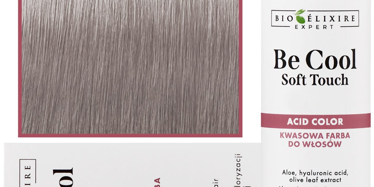 Bioelixire Be Cool Soft Touch - wegańska farba do włosów o kwasowej formule, 60ml 10.1 | Platynowy Popielaty Blond