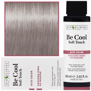 Bioelixire Be Cool Soft Touch - wegańska farba do włosów o kwasowej formule, 60ml 10.1 | Platynowy Popielaty Blond