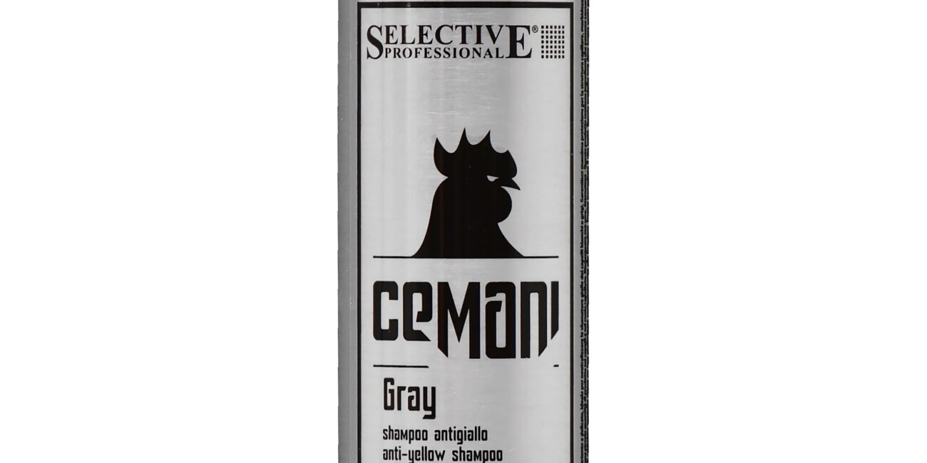Selective Cemani Gray Anti-Yellow - szampon do włosów siwych i rozjaśnianych dla mężczyzn, 250ml