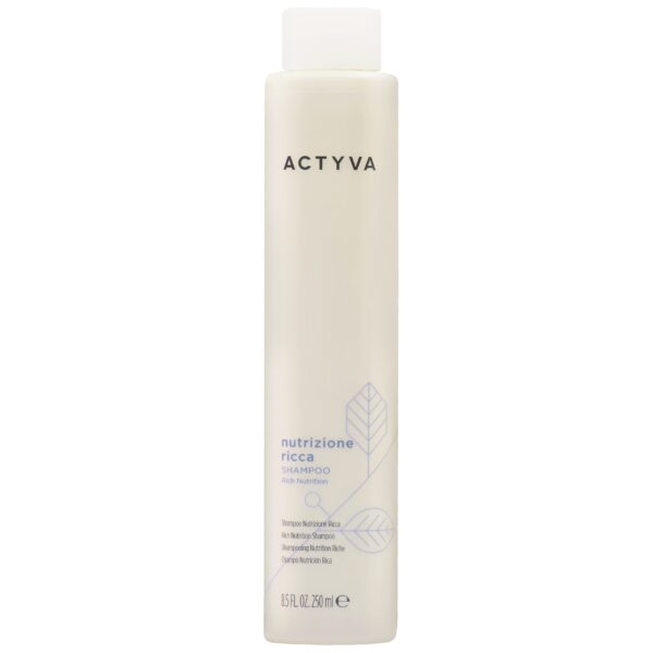 Kemon Actyva Nutrizione Ricca Shampoo - odżywczy szampon do włosów suchych i osłabionych, 250ml