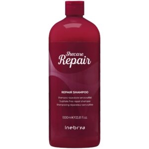 Inebrya SheCare Repair - regenerujący szampon do włosów zniszczonych, 1000ml