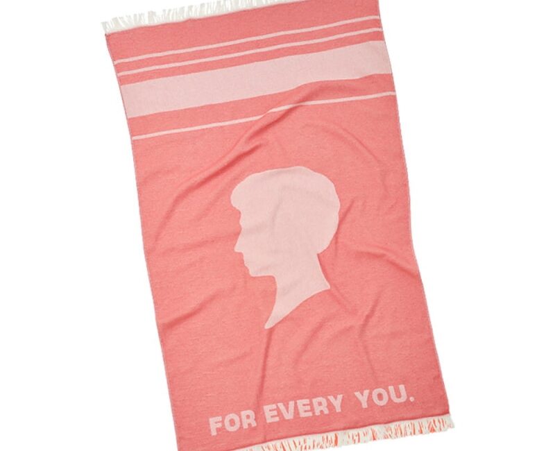 Schwarzkopf Professional - ręcznik plażowy w odcieniach różu