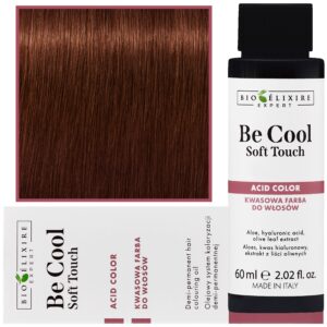 Bioelixire Be Cool Soft Touch - wegańska farba do włosów o kwasowej formule, 60ml 6.4 | Ciemny Miedziany Blond