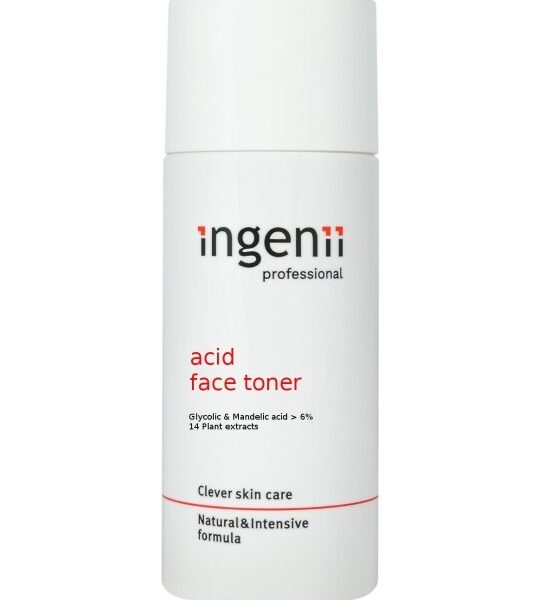 Wygładzający tonik kwasowy do twarzy - Ingenii acid face toner - 150 ml