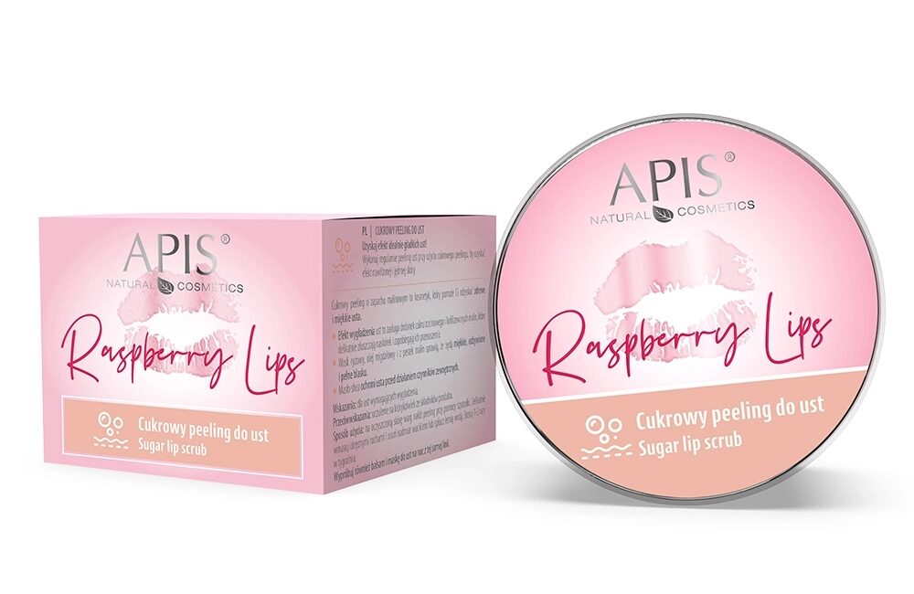 Cukrowy peeling do ust - Apis Raspberry Lips - 10 ml