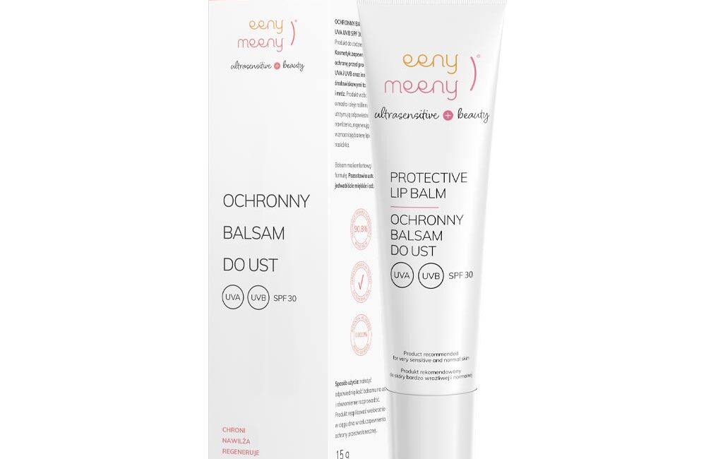 Ochronny balsam do ust UVA UVB SPF 30 - eeny meeny - 15 g