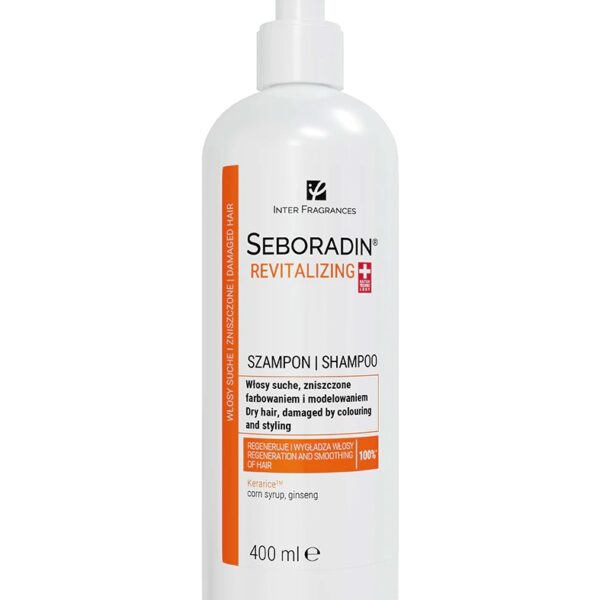Szampon do włosów suchych, zniszczonych farbowaniem i modelowaniem Seboradin Regenerujący 400 ml