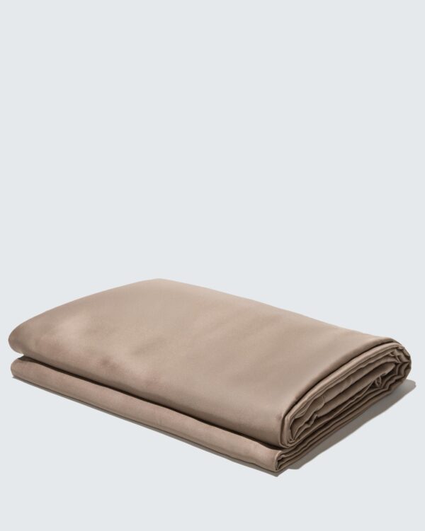 Silky Bamboo Flat Sheet, Taupe