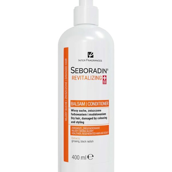 Balsam do włosów suchych, zniszczonych farbowaniem i modelowaniem Seboradin Regenerujący 400 ml