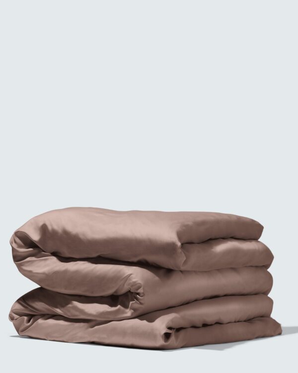 Silky Bamboo Duvet Cover, Mocha