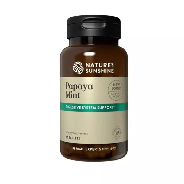 Papaya Mint (70 tabl.) - Wsparcie trawienia