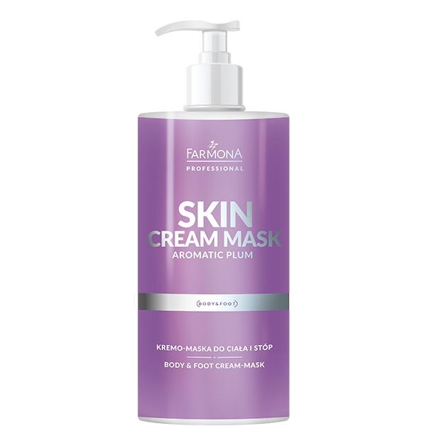 Kremo-maska do ciała i stóp - Farmona Professional - Skin Cream Mask Aromatic Plum - 500 ml