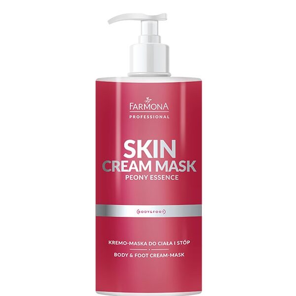 Kremo-maska do ciała i stóp - Farmona Professional - Skin Cream Mask Peony Essence - 500 ml