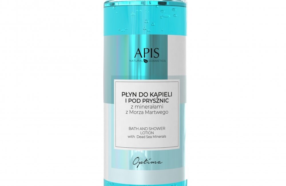 Apis Optima Płyn do kąpieli i pod prysznic z minerałami z Morza Martwego 1l