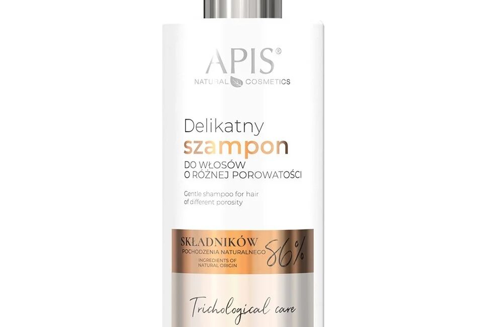 Delikatny szampon do włosów o różnej porowatości Apis Trichological Care 300 ml